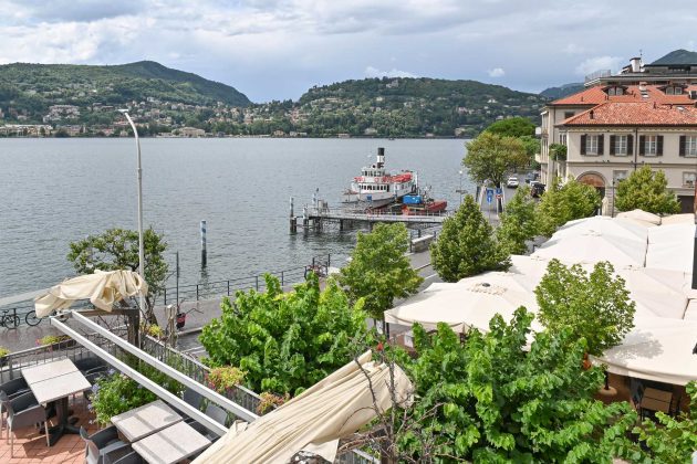 The lake from a room at Hotel Marco's
