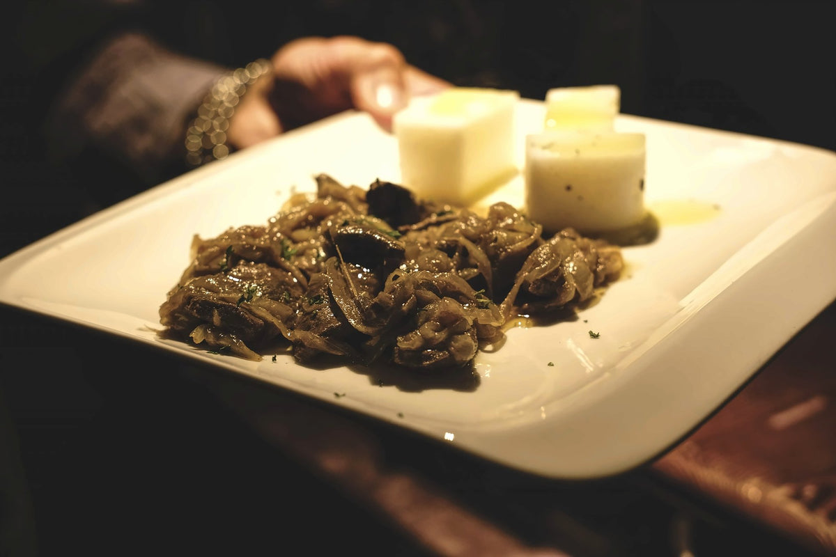 Venetian-style liver with onions and polenta at Pane Vino e San Daniele