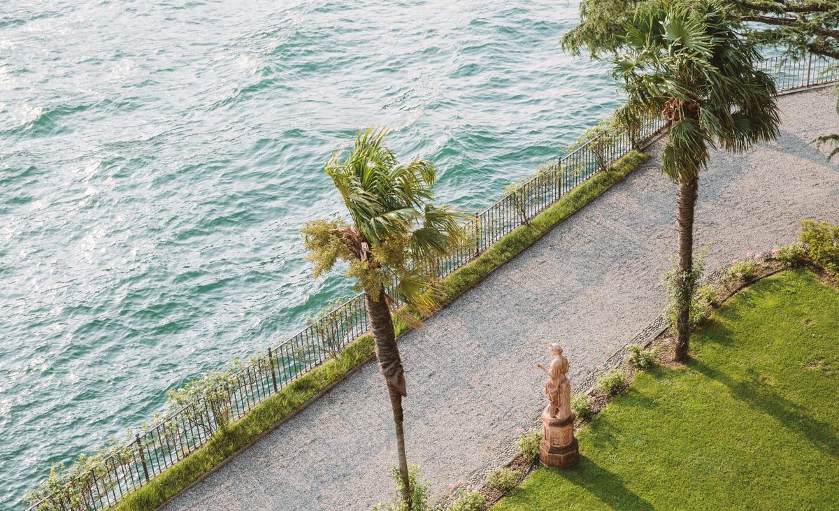 The lakeside path below Hotel Villa Flori