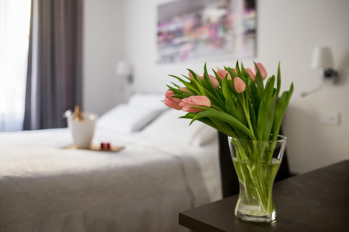 Inside B&B Galleria Cavour in Bologna