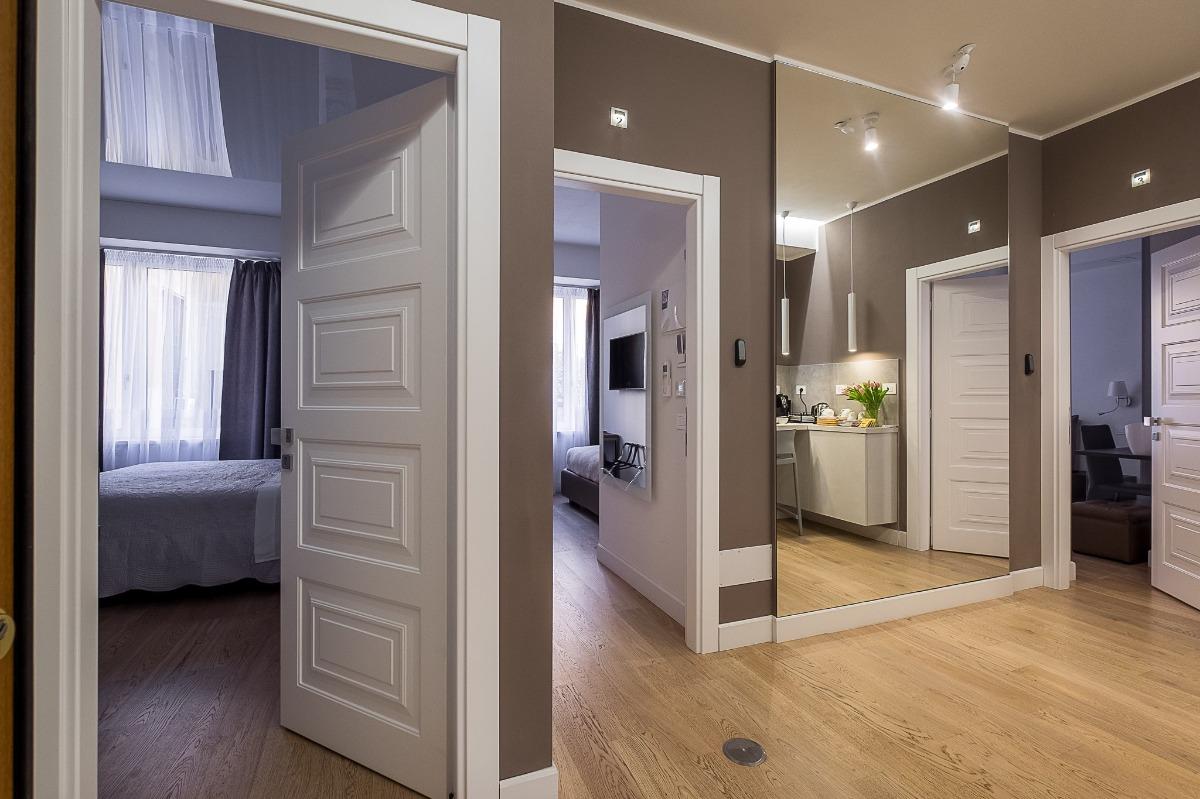 A view of the interiors at B&B Galleria Cavour