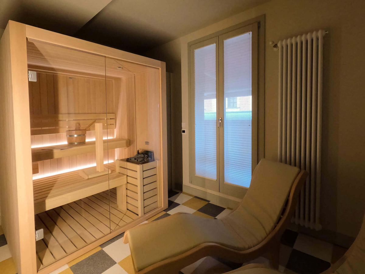 A view of the Zaffiro apartment at Gardi Luxury Apartments